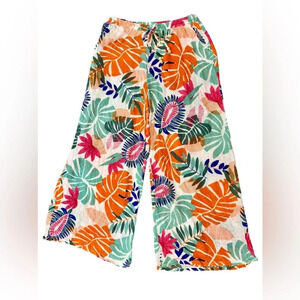 Nicole Miller | Tropical Wide Leg Pants (S)